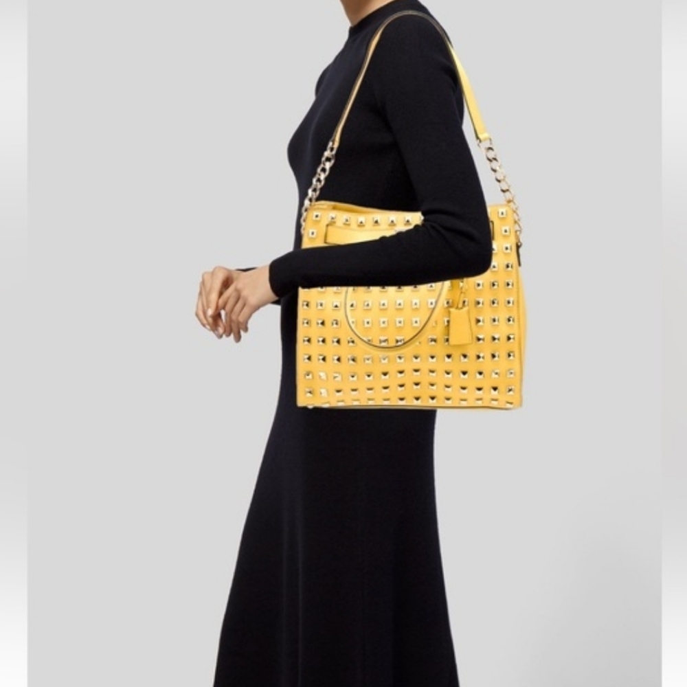 Michael Kors Studded Hamilton tote purse